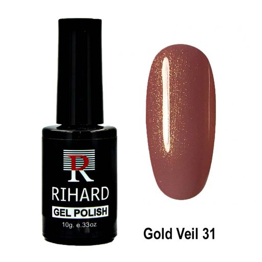 Rihard Gold Veil Gel Polish Гель-лак - коллекция "Золотая вуаль", 10 мл, №31