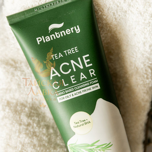 Пенка д/умывания Антиакне с Маслом Чайного Дерева и Аминокислотами PLANTNERY 100 гр  фото 5