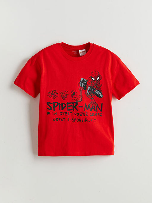Spider-Man Bask?l? Erkek ?ocuk Ti??rt ve ?ort 2li
