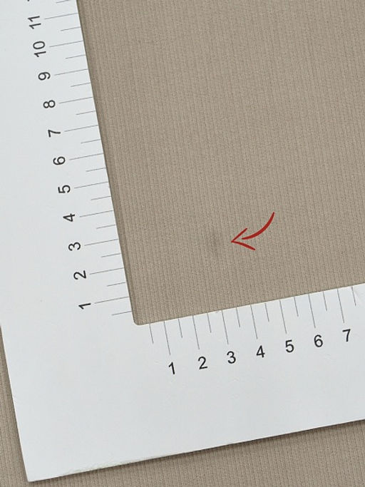 Микровельвет цв.Св.бежево-кофейный, СОРТ2, ш.1.45м, хлопок-100%, 190гр/м.кв - Купава фото 3