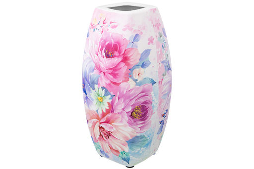 Ваза 1,5 л 11*11*21 см Акварель квадрат, NEW BONE CHINA - Elan gallery фото 4