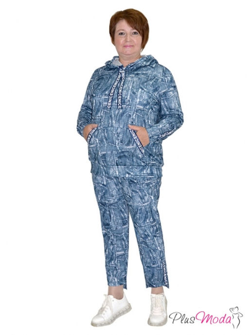 Спортивная куртка Модель №687 размеры 44-84 - Plusmoda фото 10