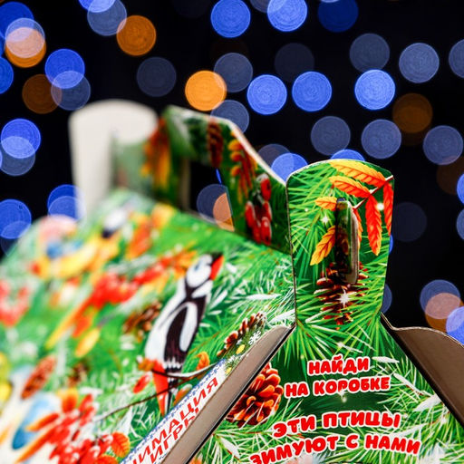 Подарочная коробка Песни зимы , КОРМУШКА, 26,4 х 14 х 18,5 см - Simaland фото 5