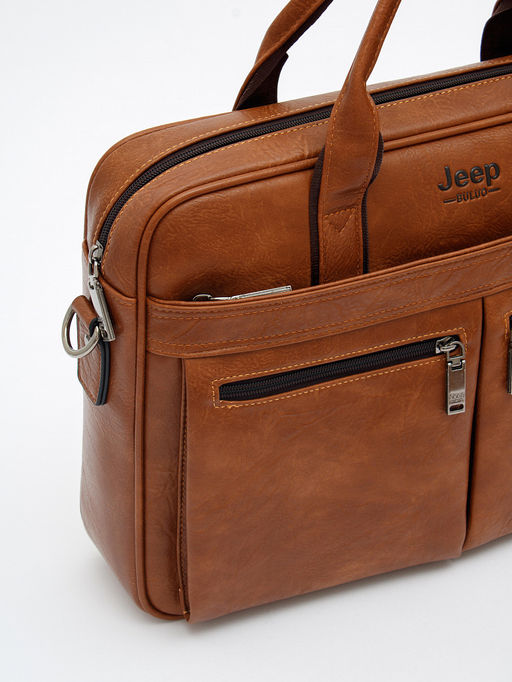 Портфель 1795-01 brown Jeep