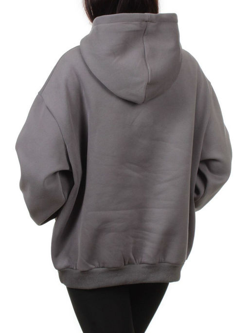 2610 GRAY Толстовка женская (85% хлопок, 10% полиэстер, 5% спандекс) - Fashion фото 6