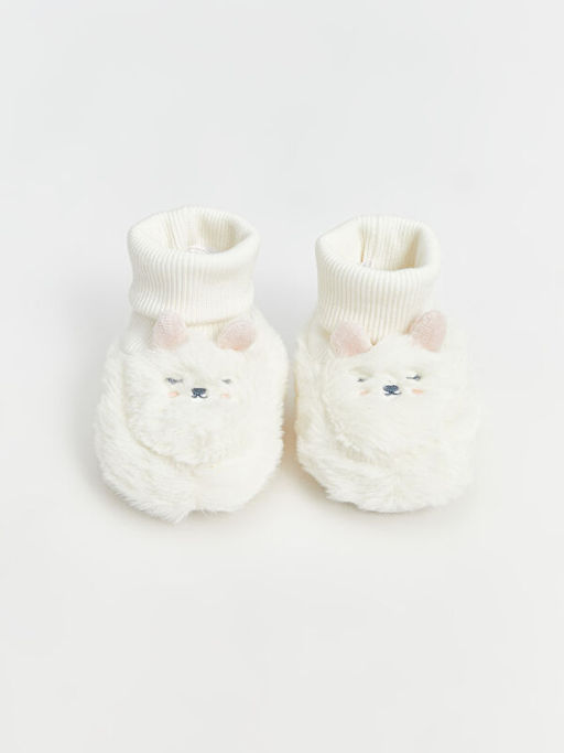 Nak?? Detayl? ?orapl? K?z Bebek Y?r?me ?ncesi Ev Ayakkab?s? - Waikiki фото 3