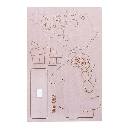 Роспись по дереву. Новогодний сувенир Дед Мороз - Lori фото 4