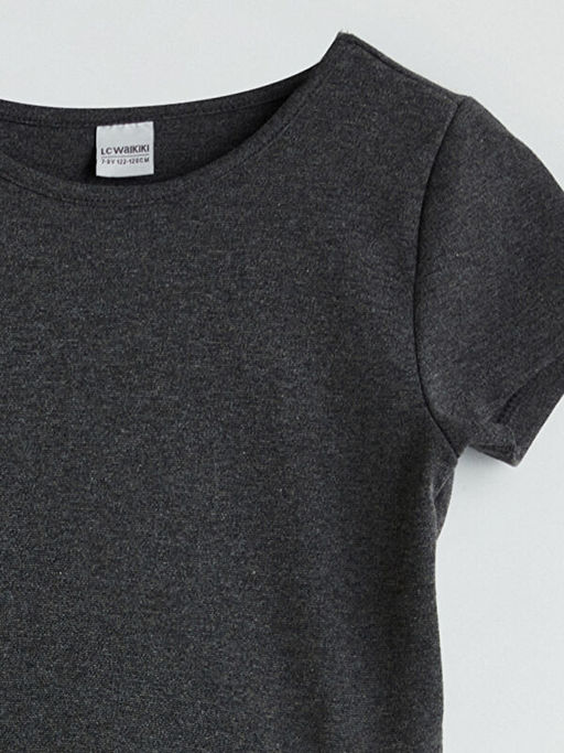 Bisiklet Yaka K?z ?ocuk Elbise