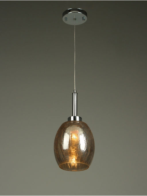 Светильник «Кейти» 1×40 Вт Е27 серебро 14×14×29.5+100 см