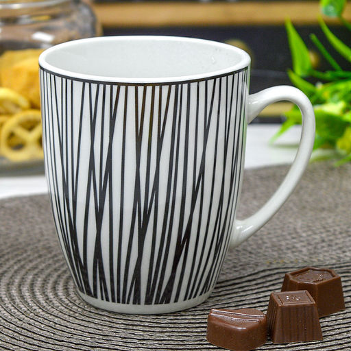 Кружка 340мл 2, Line ZXP2401-12M /КОРАЛЛ/ фото 2