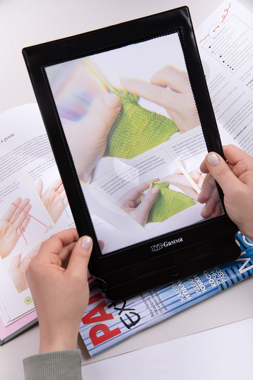 Gamma Лупа плоская для чтения SS-404 увеличение Х3