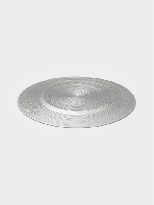 Тарелка подстановочная Wilson&Young Silvery, d=33 см, стекло, серебристая