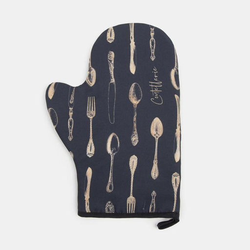 Набор кухонный Приборы, варежка-прихватка 20х28см, прихватка 17х17см, 35% х/л,65% п/э - Доляна фото 3