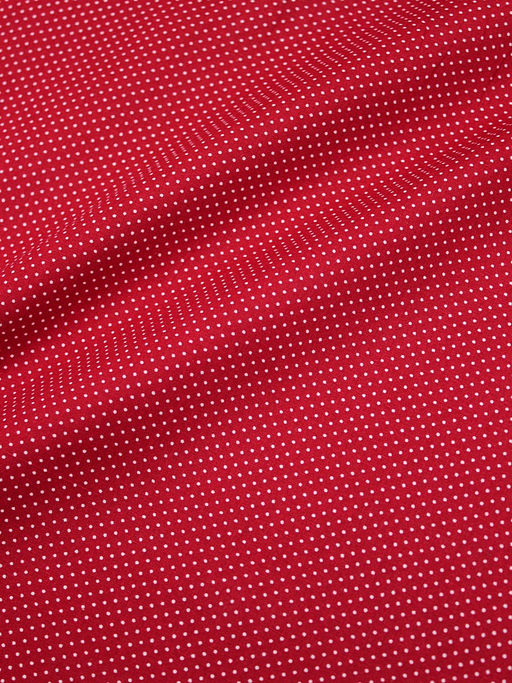 Импорт. хлопок "Пшено-4 на темно-красном", ш.1.5м, хлопок-100%, 105гр/м.кв