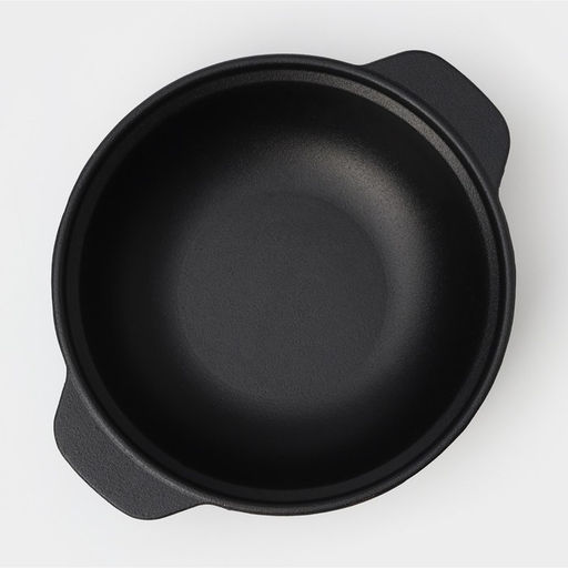 Жаровня, 2 л, d=24 см, с крышкой, чугун, чёрная