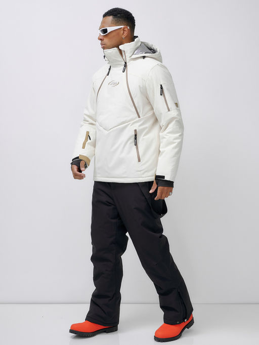 Горнолыжный костюм Leifensh 389Bl мужской анорак зимний белый  фото 8
