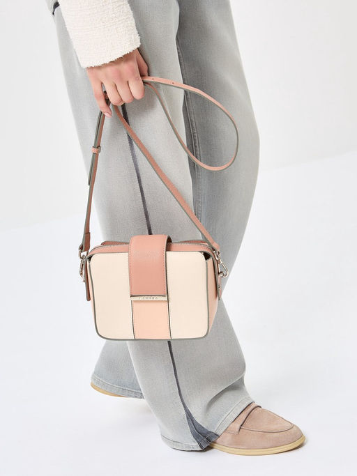 Сумка Labbra L-15329MP beige/l.pink/pink