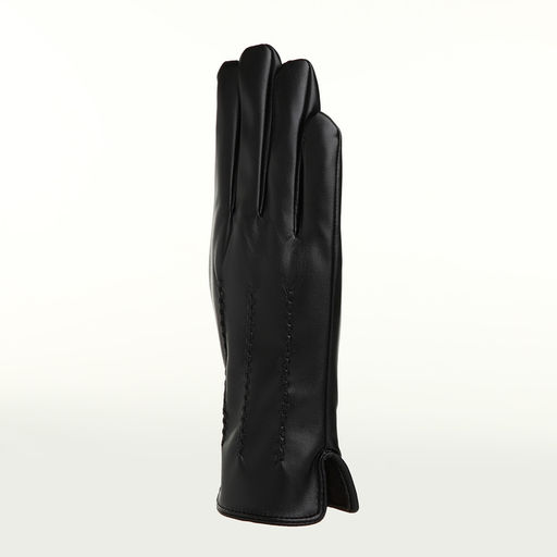 Перчатки женские, без утеплителя, безразмерные, чёрные