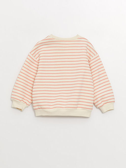 Bisiklet Yaka Minnie Mouse Bask?l? K?z Bebek Sweatshirt - Waikiki фото 3