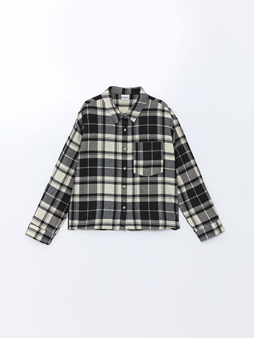 Ekose K?z ?ocuk G?mlek Ceket