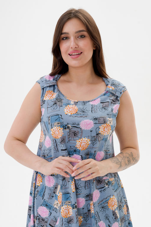 Платье женское из кулирки Кэтрин астра - Амадэль фото 10