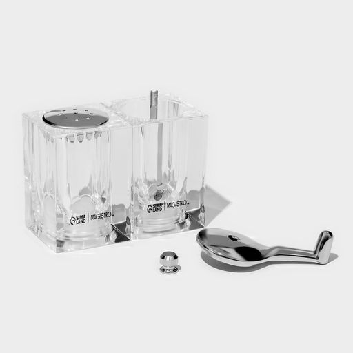 УЦЕНКА Набор для специй "Glace" мельничка с ручкой и солонкой