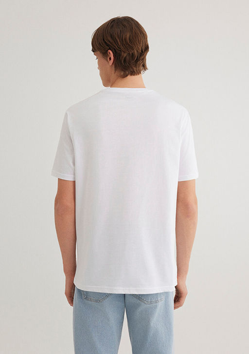 Mavi Jeans Bask?l? Beyaz Tisort  фото 4