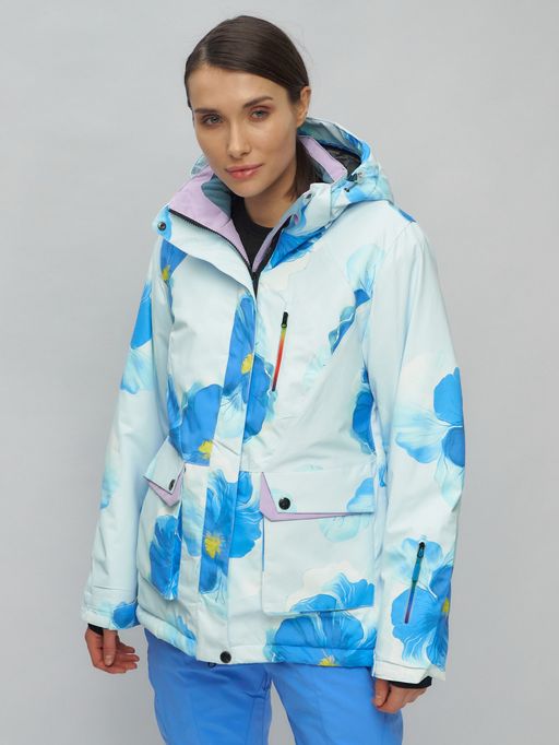 Горнолыжный костюм женский синего цвета 020231S - Chunmai фото 11
