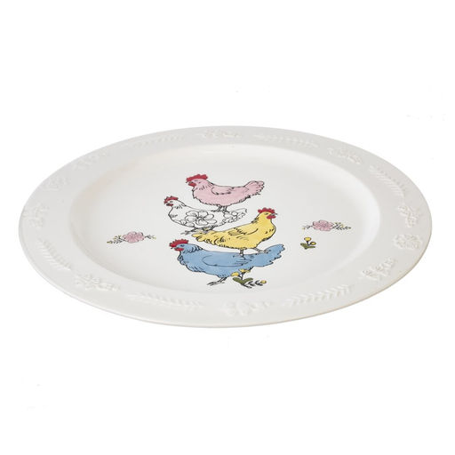 Тарелка, L26 W26 H1,5 см