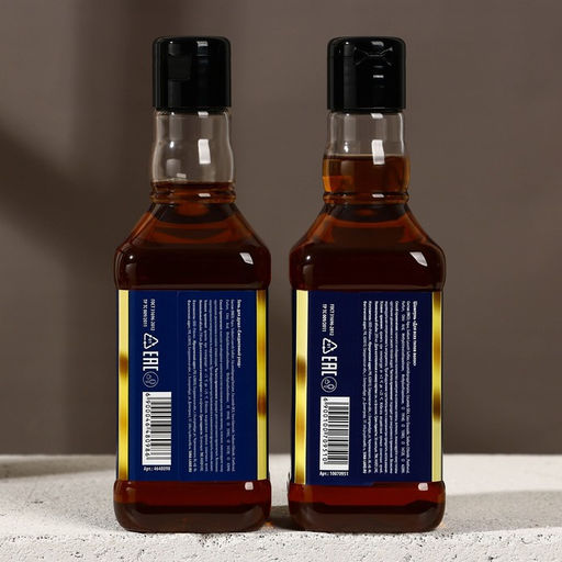 Подарочный набор Богатства, гель для бритья 110 мл, гель для душа и шампунь для волос виски, 2?250 мл, Чистое счастье