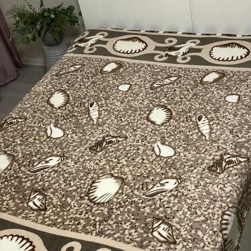 Плед бамбук "Ракушки" 180х200 см