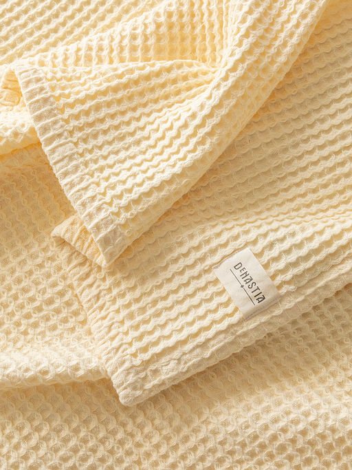 Покрывало вафельное 175x200 молочный 100% Хлопок - Denastia фото 5