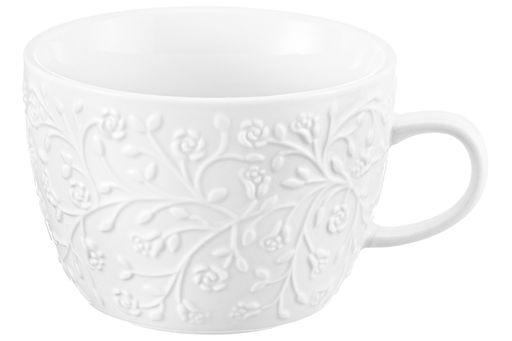 Чашка для капучино и кофе латте 500 мл 15*12,8*8,5 см Веточки-цветочки+ дерев. подставка - Elan gallery фото 13