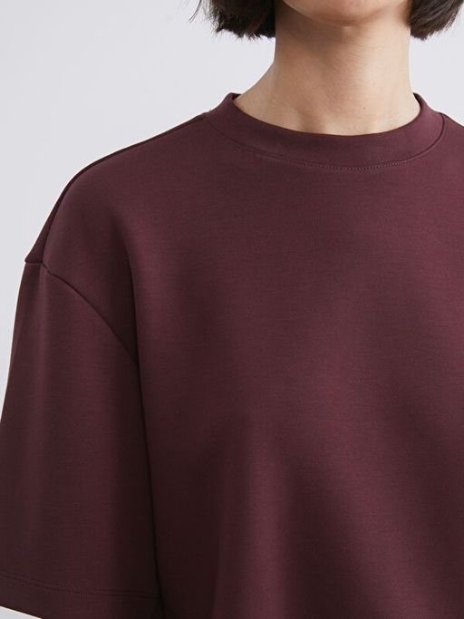 Bisiklet Yaka Kad?n Ti??rt