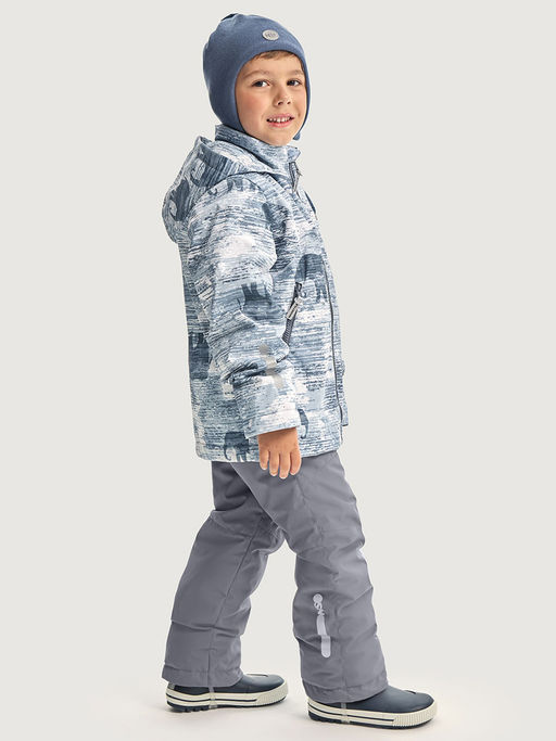 Костюм 7м1526 деним/серый