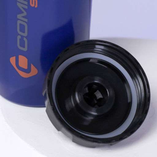 Бутылка велосипедная COMIRON RACE1 гоночная, силиконовый клапан +уплотнитель, пищевой PP, BPA-free, цвет Dark Blue 550ml - Галеонтрейд фото 3