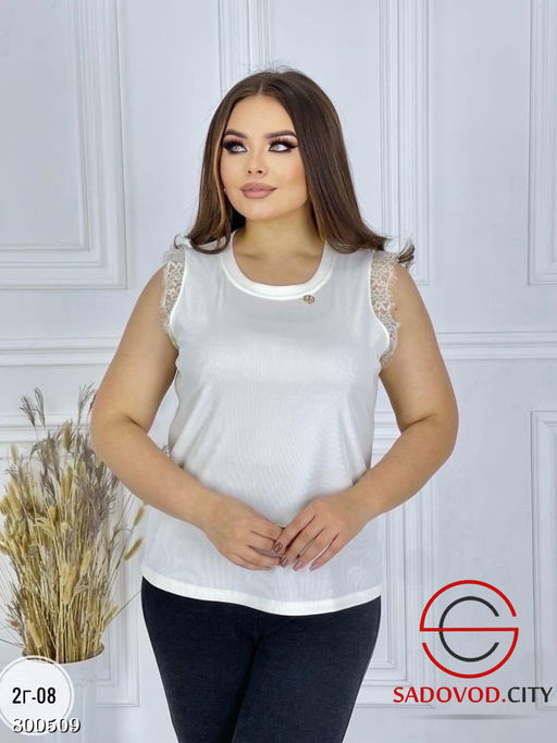 Крутые майки Sofico с гипюром
