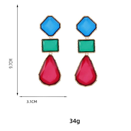 Серьги длинные на гвоздиках арт. 13 0985 (id 265509) - Rada фото 3