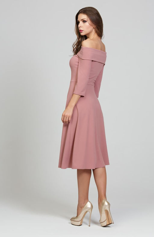 Коктейльное платье пудровый - Donna saggia фото 4