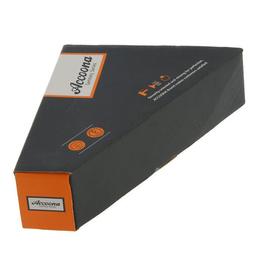 Смеситель для кухни Accoona A4266P, с гайкой, гусак короткий, силумин, оранжевый