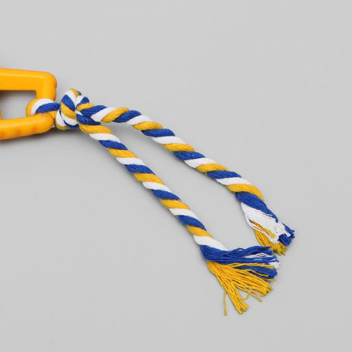 Игрушка жевательная с канатом Бантик, 11 см, микс цветов - Пижон фото 3