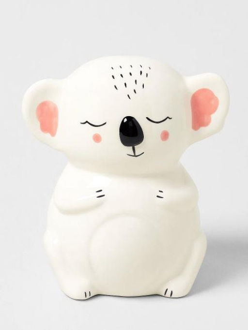 Копилка керамическая Calm koala, white (13 см)