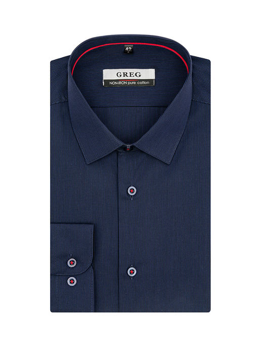 Сорочка мужская длинный рукав GREG 241/231/0992/ZV/1p  фото 2