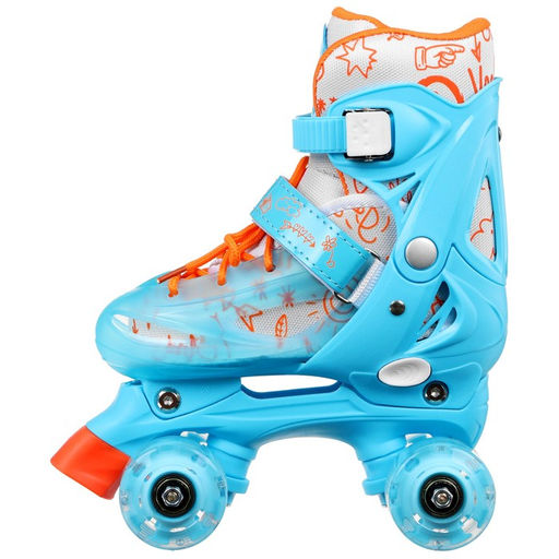 Роликовые кроссовки раздвижные, р. 27-30, колёса световые PU - Simaland фото 3