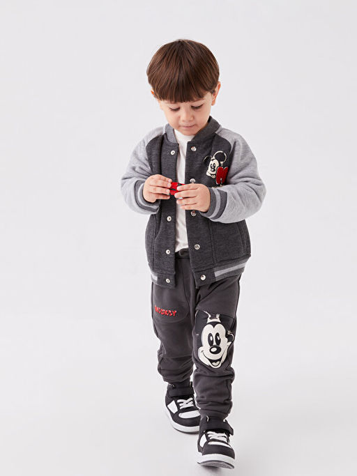 Beli Lastikli Mickey Mouse Bask?l? Erkek Bebek E?ofman Alt - Waikiki фото 2