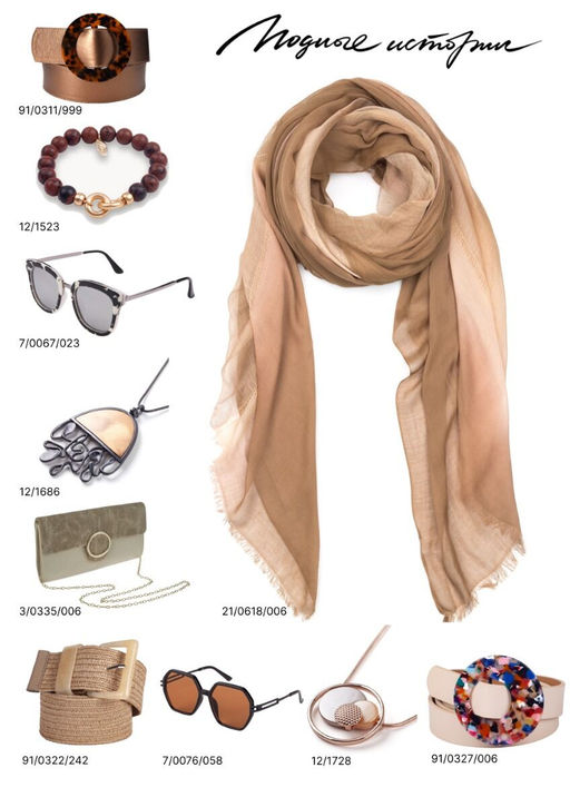 Палантин из модала и шелка - Модные истории фото 4