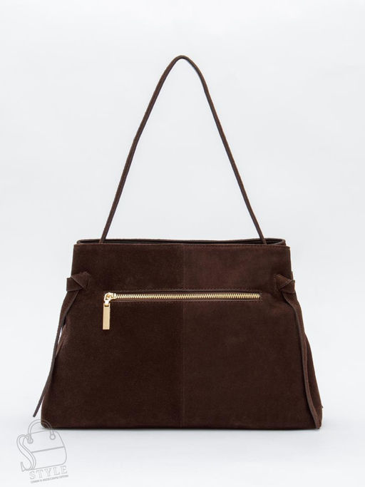 Сумка женская кожаная 1026M coffee Polina&Eiterou  в Новосибирске