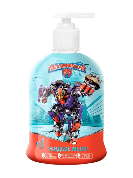 Мегамонстры ДЕТИ Мыло жидкое 490мл
