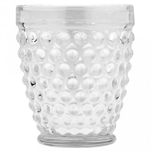 Сидней Стакан стеклянный 320мл, д8,5см, h10,3см, рельефное, прозрачное стекло (Китай) Цена указана за штуку. В коробке 6 штук. - Домашняя мода фото 2