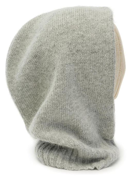 Капор жен. анг+нейл+шерсть LB-A53042 grey - Labbra фото 2